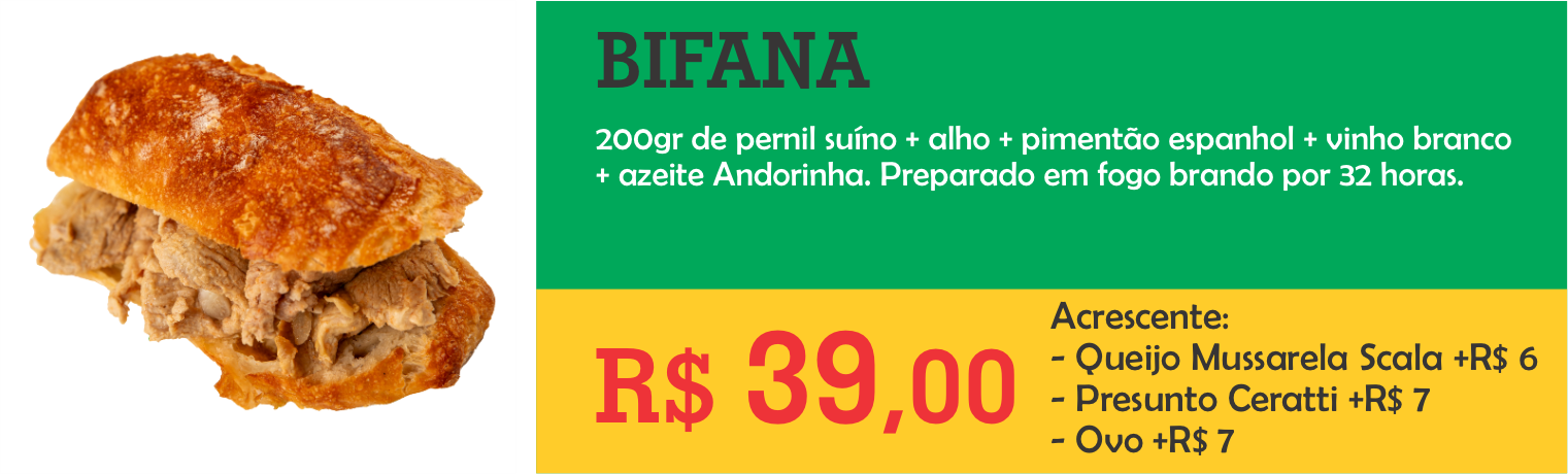 Sanduiche Bifana sandoca