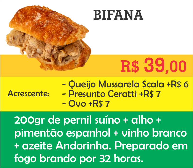 Sanduiche Bifana Sandoca Mobile