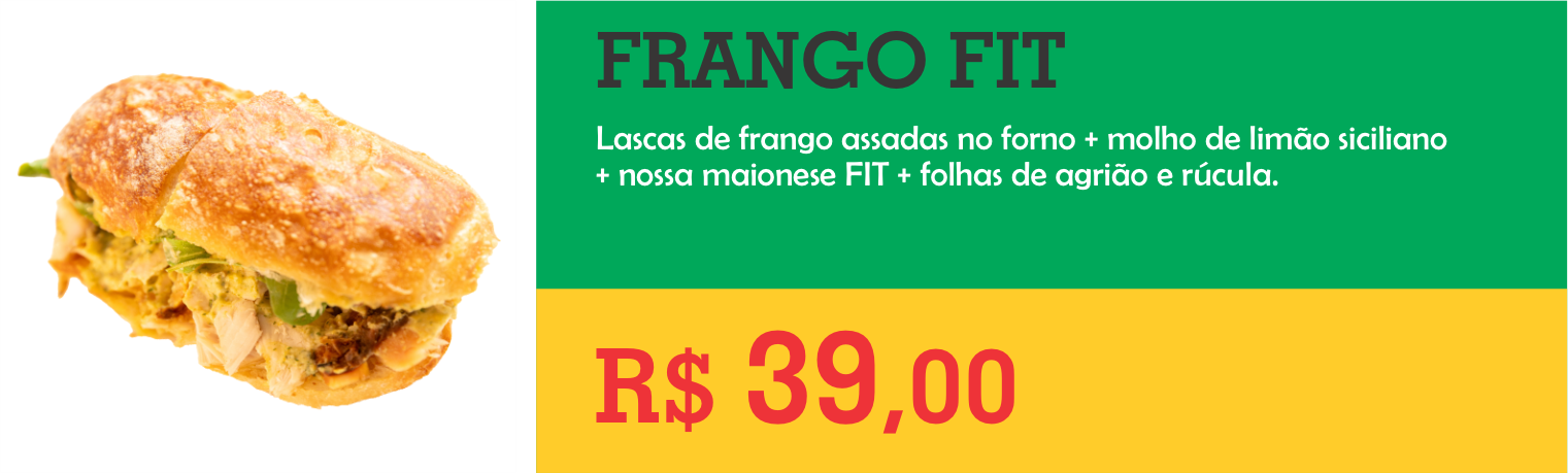 Sanduiche Frango Fit Sandoca