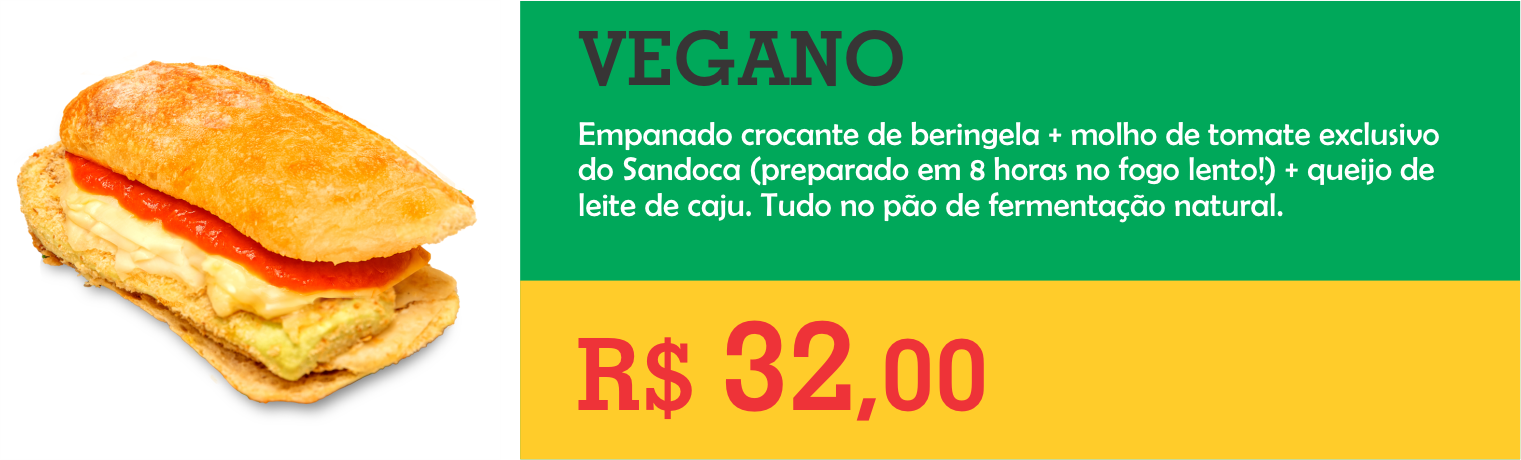 Sanduiche Vegano Sandoca